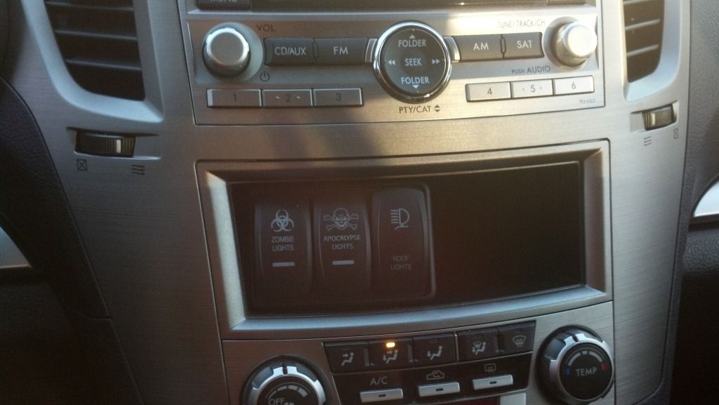 where did you mount a switch for your driving lights? Subaru Outback